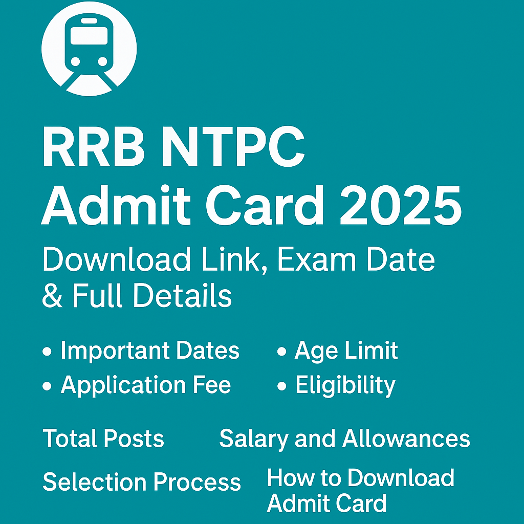 RRB NTPC ADMIT CARD 2024